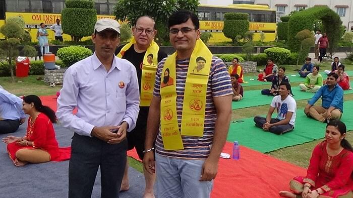 Om Sterling Global University Hisar Yoga Day Celebration photo 4